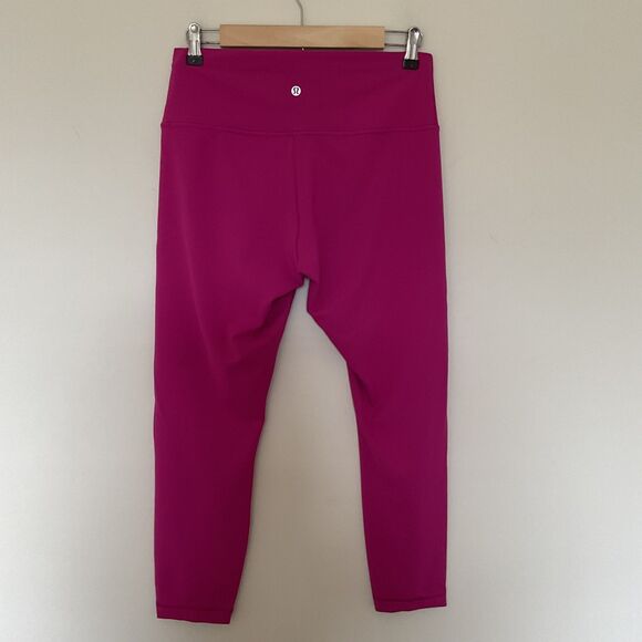 Lululemon Wunder Train High-Rise Tight 25" Size 12 W5CQDS Pink - Picture 5 of 11